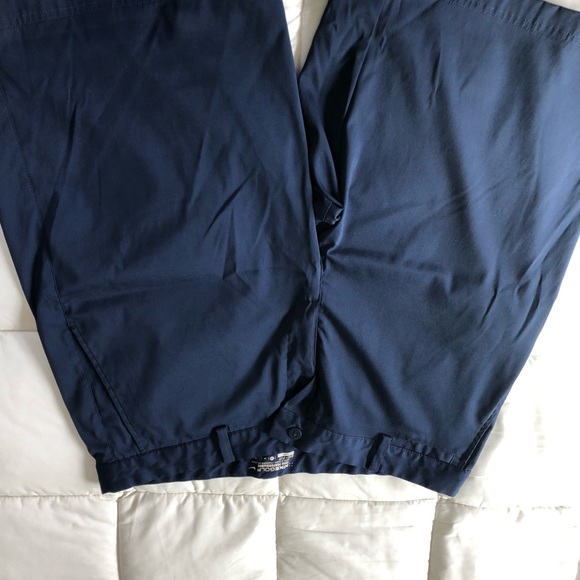 3 pair shorts 1-tan A&E large, 2-plaid adidas large, 3-blue Nike large. - Picture 3 of 3